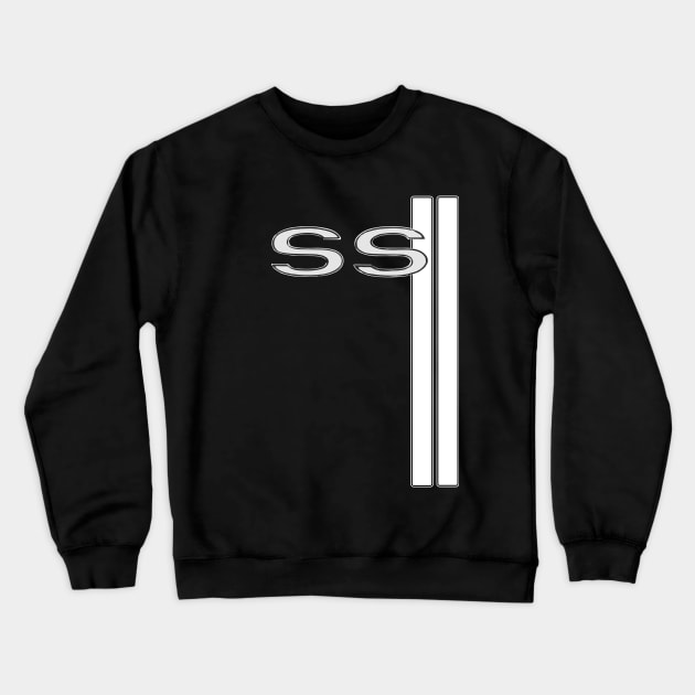 SS Super Sport Classic Racing Stripe Crewneck Sweatshirt by cowtown_cowboy